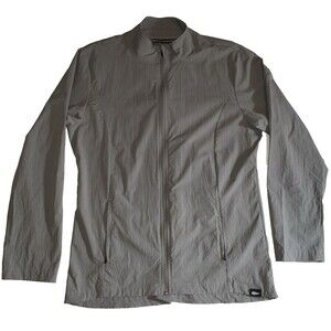 GORUCK Women’s Windbreaker Gray Size XL Made In USA Zip Front EUC Ruck  Rucking